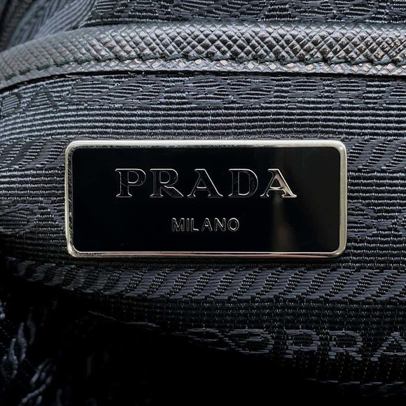 Prada Quilted Rucksack Backpack Nylon Black - Picture 15 of 16